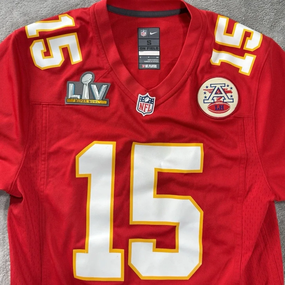 Patrick Mahomes Jersey Men's Small Unisex Super Bowl LIV Nike Kansas City Chiefs